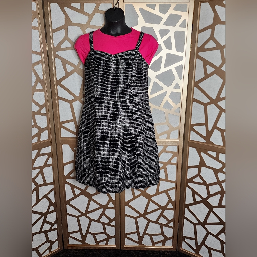 Lane Bryant Convertible Strap Tweed Dress | Size 16